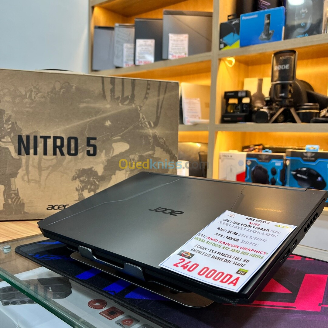 ACER NITRO 5 I7 11800H NVIDIA RTX 3080 32GB RAM 1TB SSD 