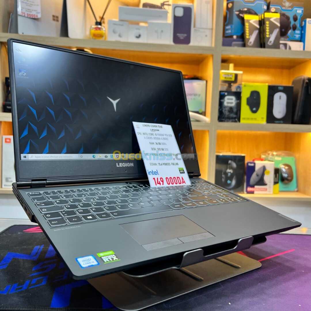 LENOVO LEGION Y540 I5 9300HF RTX 2060 6GBVRAM 16GB RAM 512GB SSD NEUF SOUS EMBALLAGE 