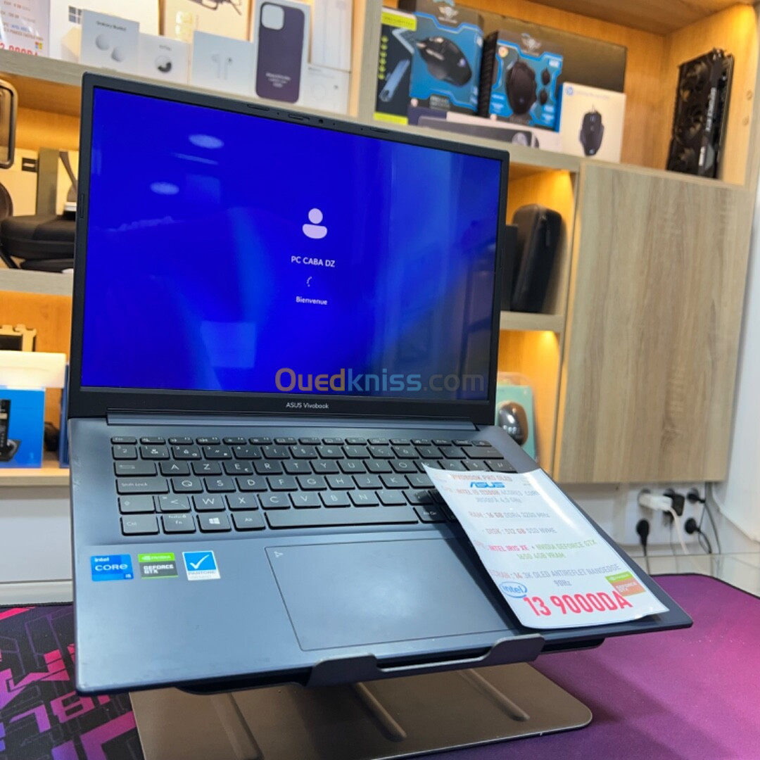 ASUS VIVOBOOK PRO 14 OLED I5 11400H NVIDIA GTX 1650 ECRAN 3K 90HZ