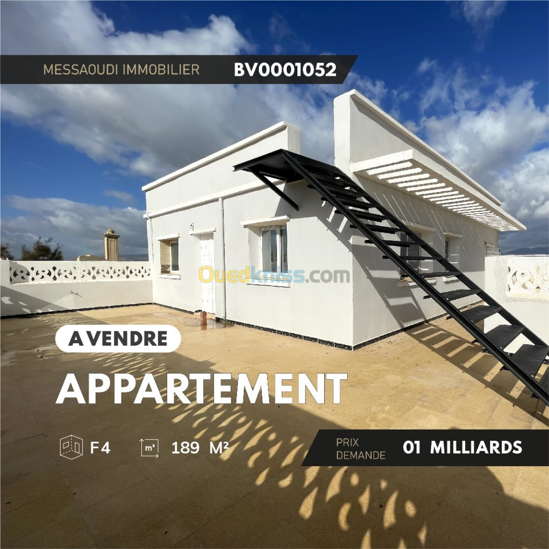 Vente Appartement F04 Aïn Defla Rouina