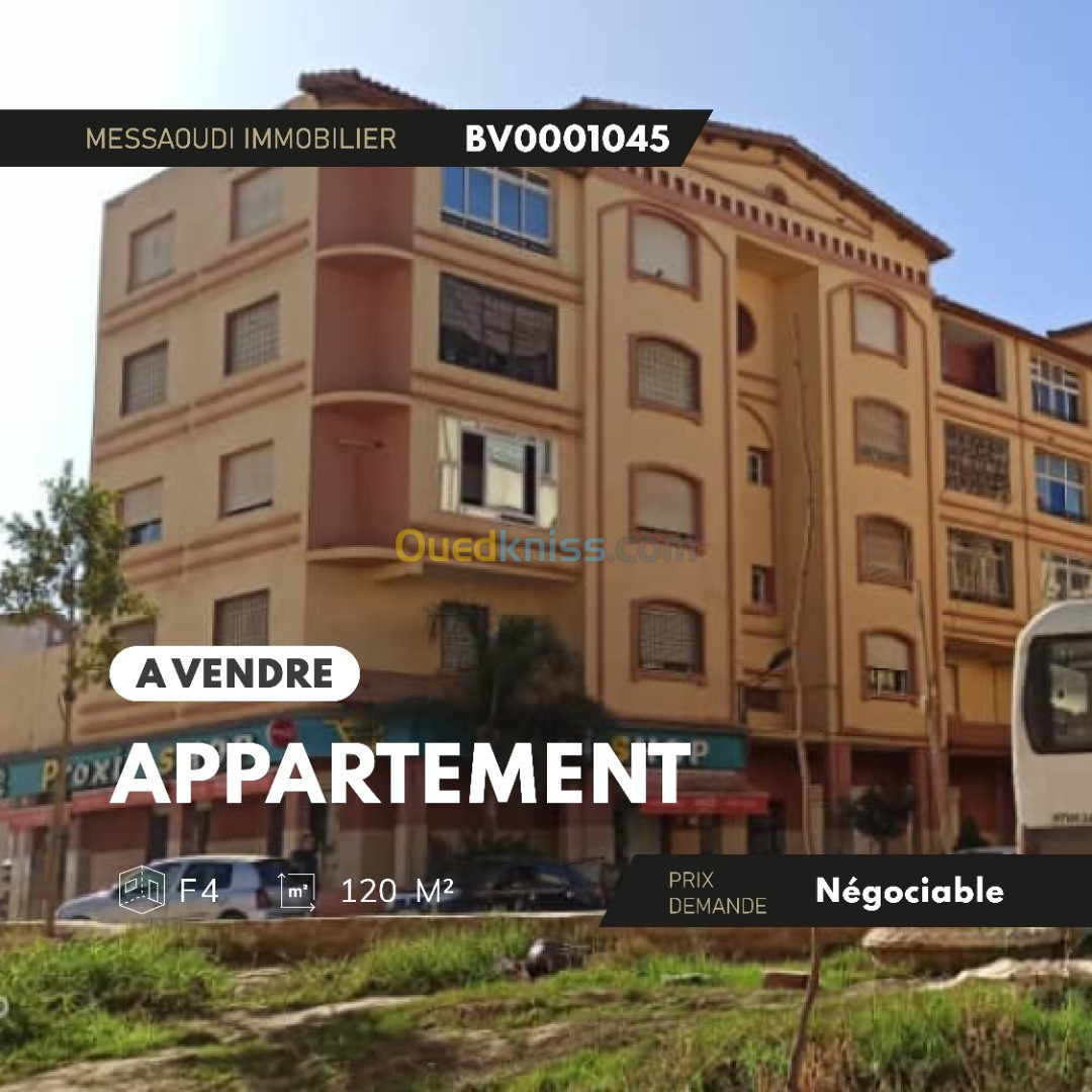 Vente Appartement F4 Aïn Defla El attaf