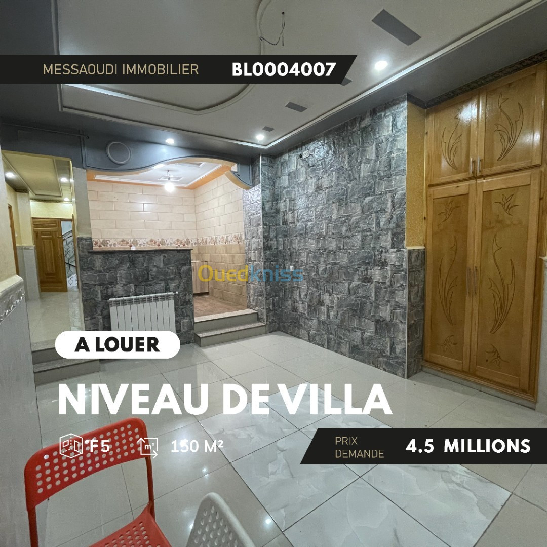 Location Niveau De Villa F5 Aïn Defla Ain defla