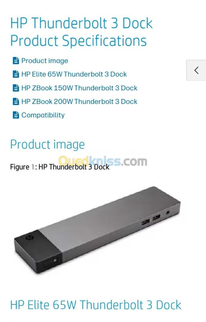 HP élite thunderbolt 3 dock 