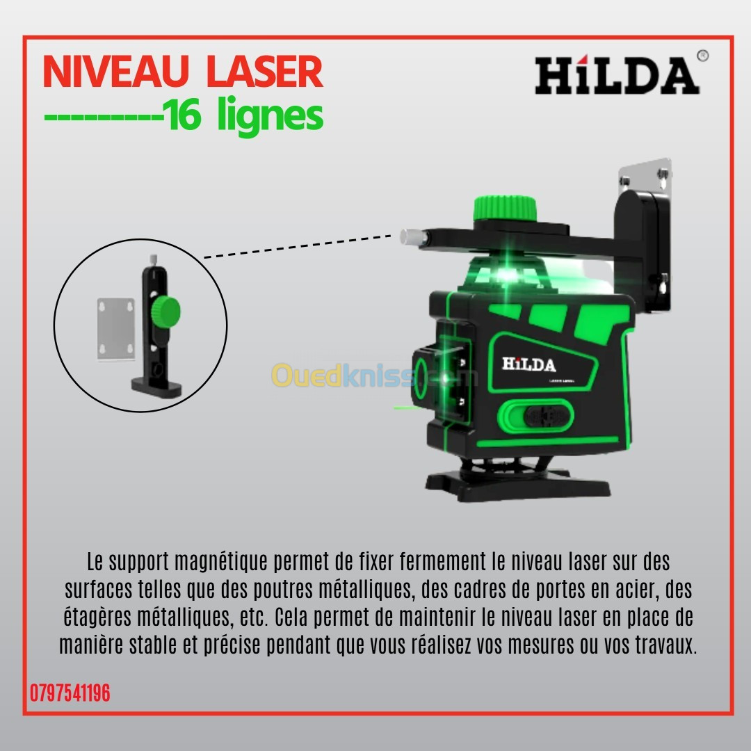 NIVEAU LASER HILDA 16 lignes