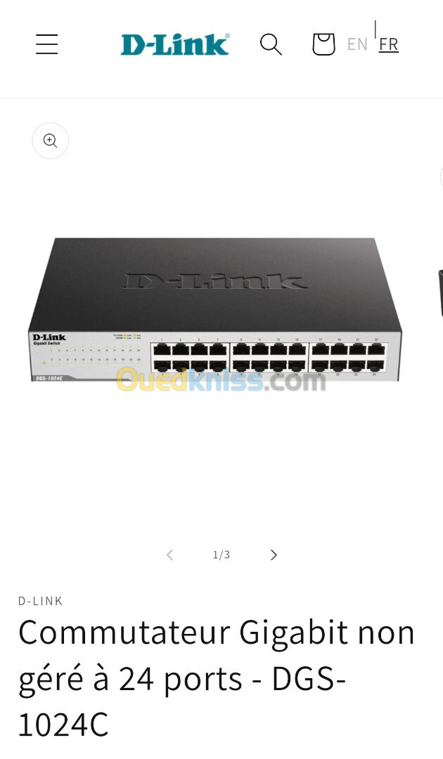 Switch d link 1024c quantité 2 