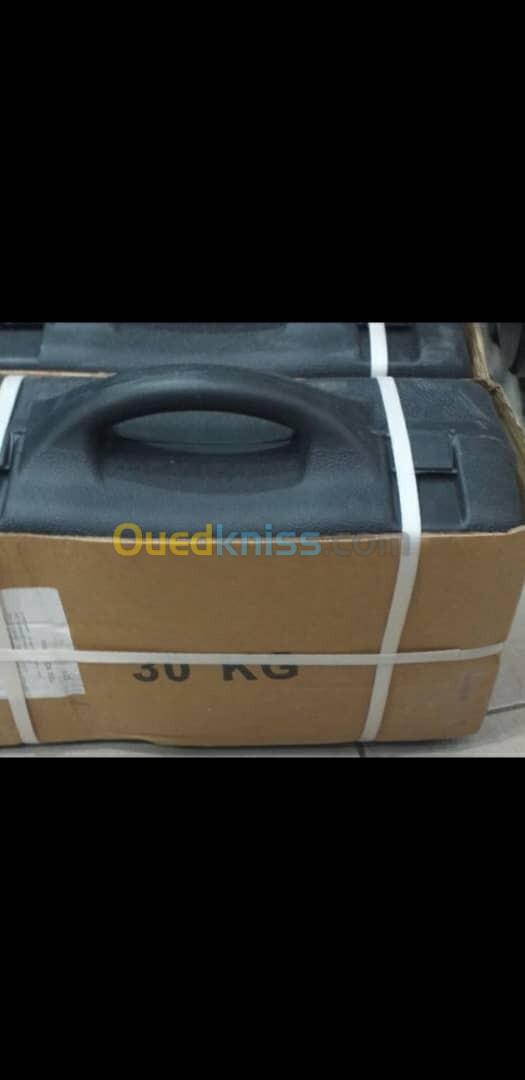 Valise musculation haltères 30 kg avec raccord