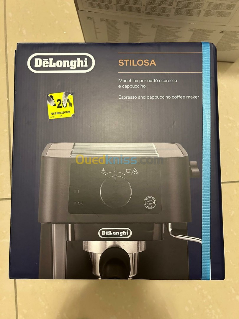 DELONGHI, Machine à café expresso Noir (Origine : France, Neuf jamais ouvert avec facture)