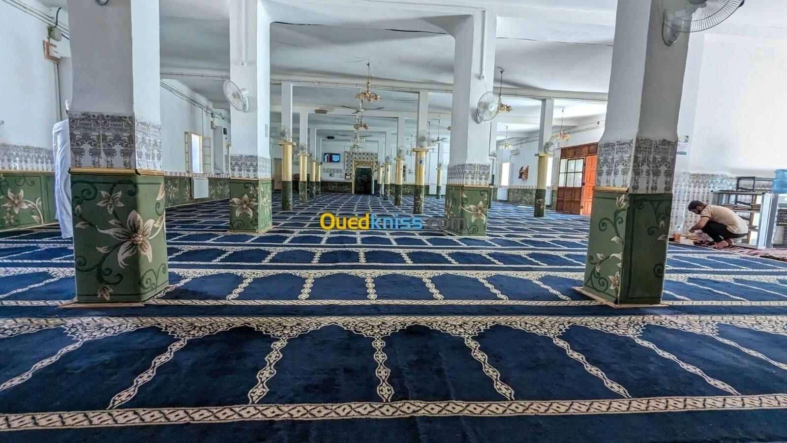 Nettoyage tapis mosquée تنظيف سجاد المساجد