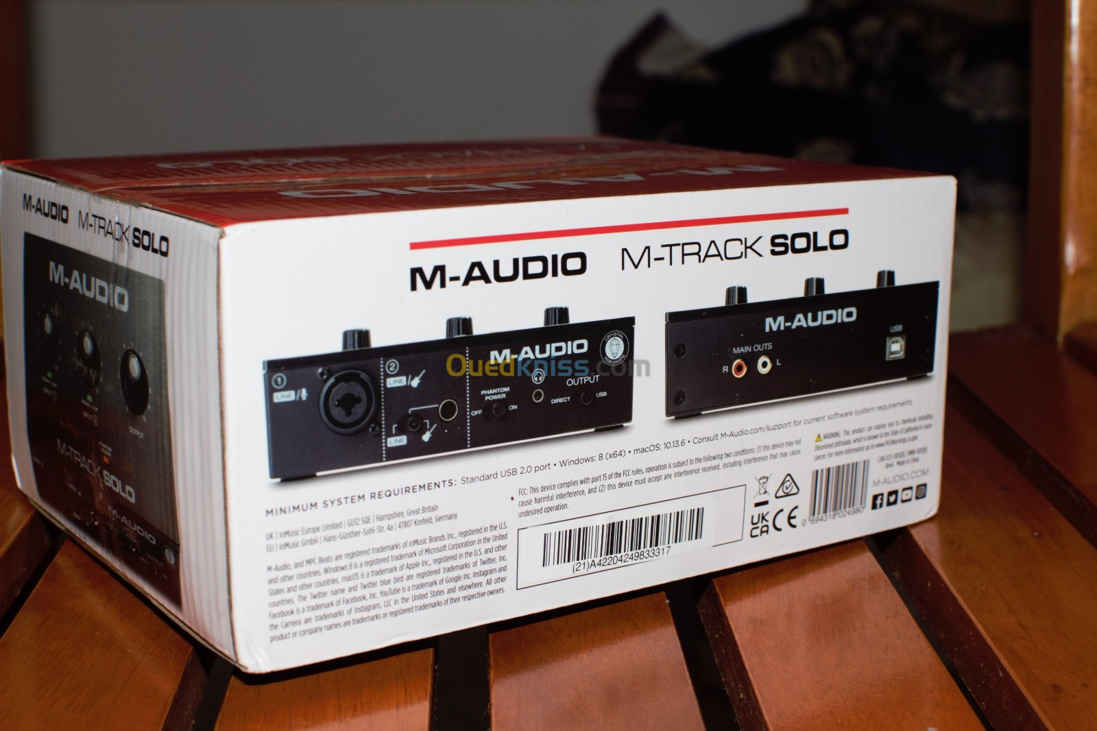 Interface audio M-Audio (M-Track Solo)