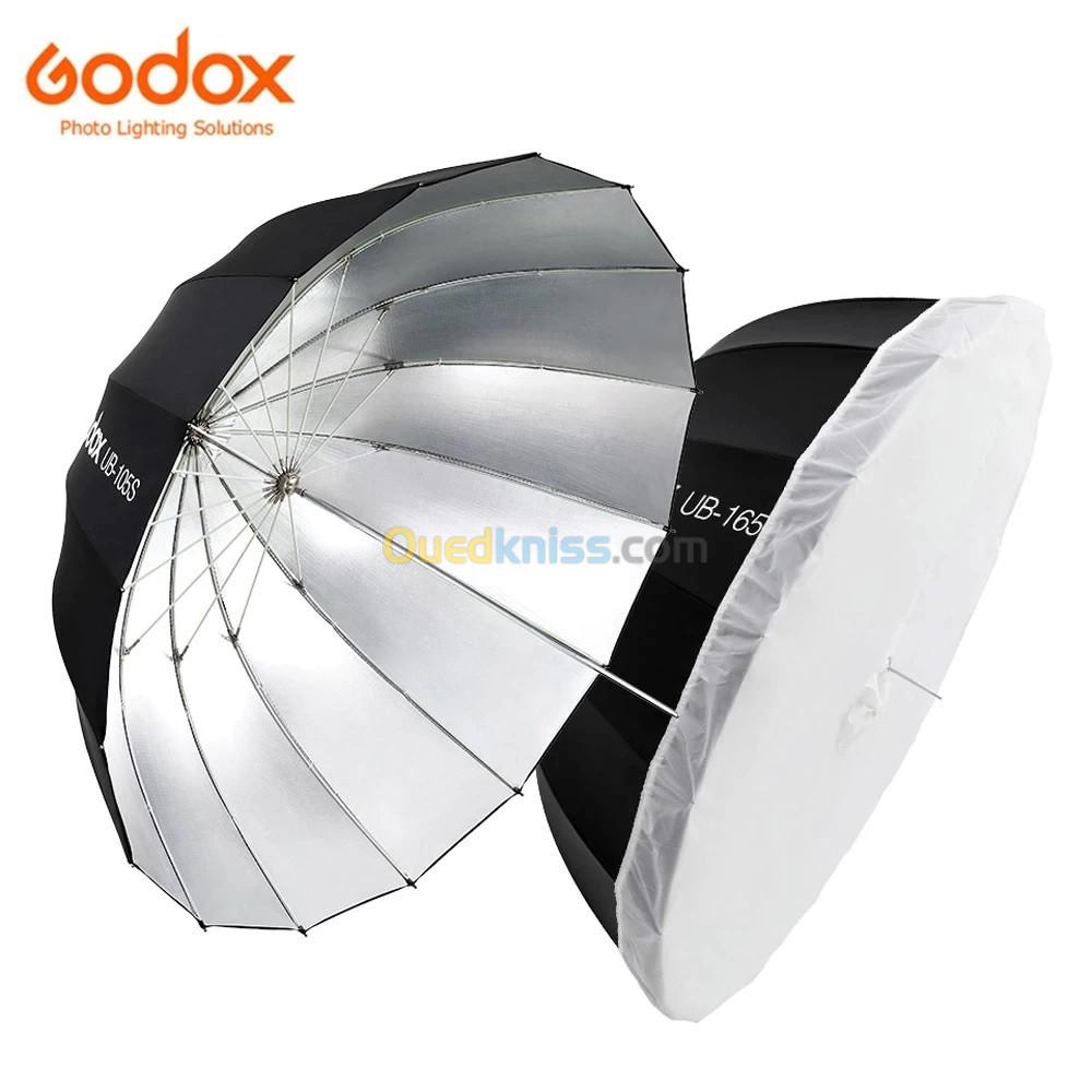 Godox – parapluie noir parabolique réfléchissant