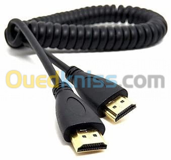 Cable HDMI à Ressort