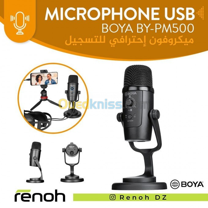 Microphone USB BOYA PM500