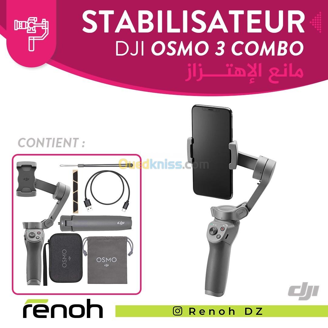 Stabilisateur pour smartphone professionnel DJI osmo 3 combo