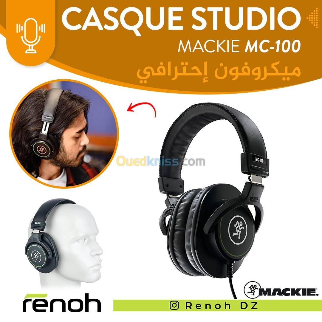 Casque Studio MACKIE MC-100