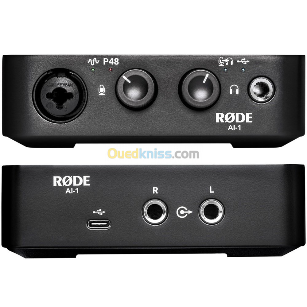 Kit carte son professionnel pour studio RODE NT1-AI1