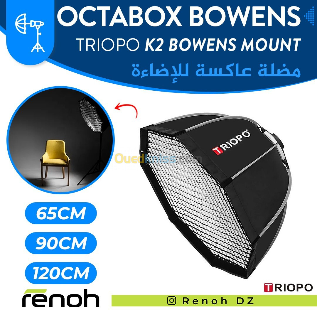 Octabox Bowens TRIOPO K2 BOWENS MOUNT