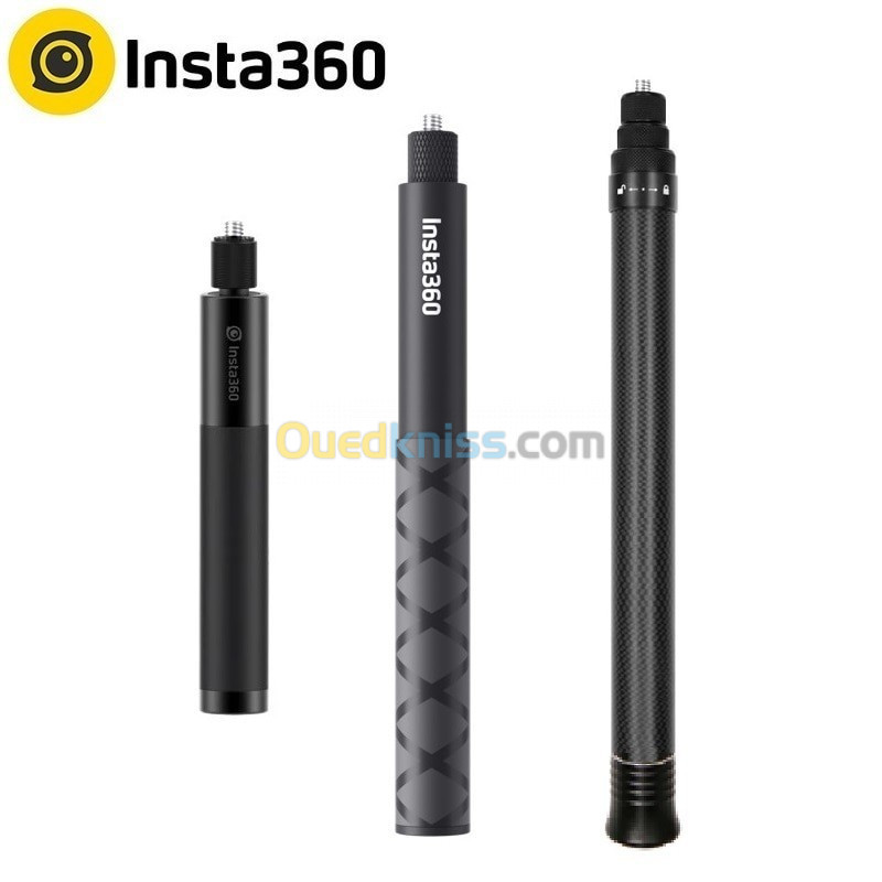 Invisible Selfie Stick 1/4 Inch Screw 23.5cm-120cm Adjustable Length for  Insta360 ONE X/ ONE/ EVO/ONE R/ ONE X2 Camera 
