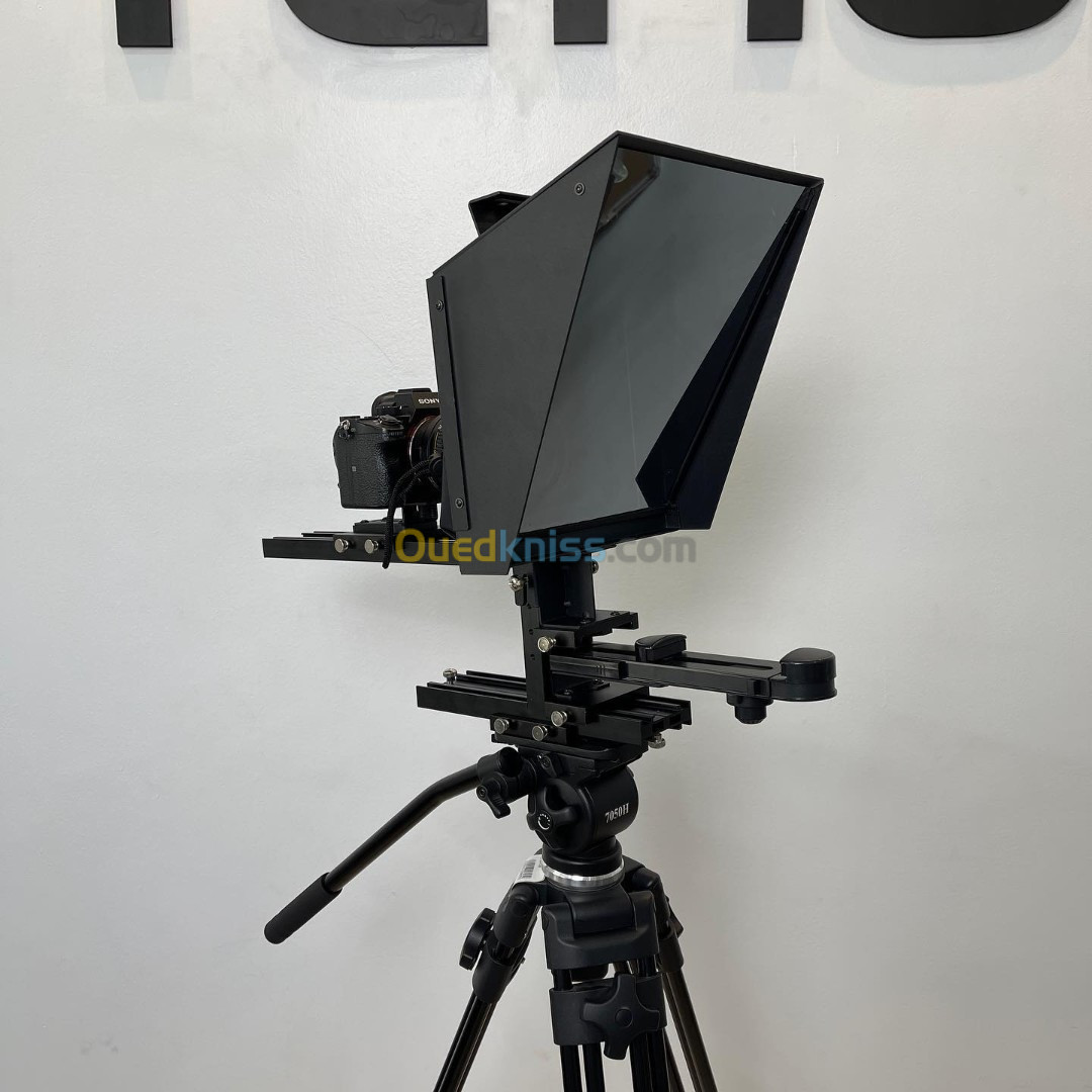 Teleprompter 13" pour caméra et smartphone