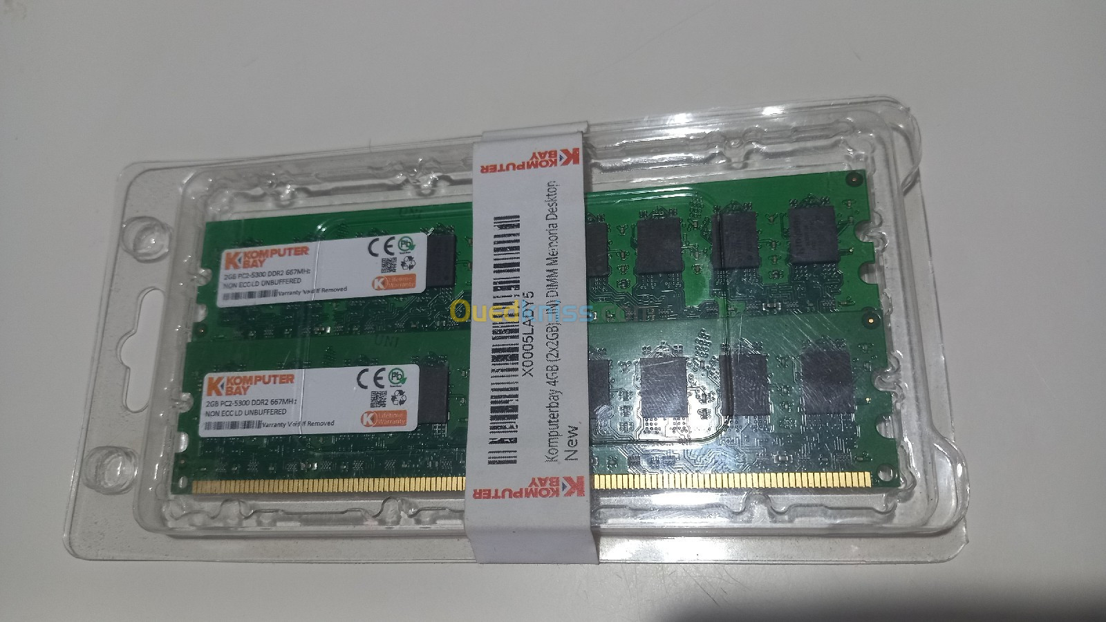 Mémoire ram 2gb pc2-5300 ddr2 667MHz 