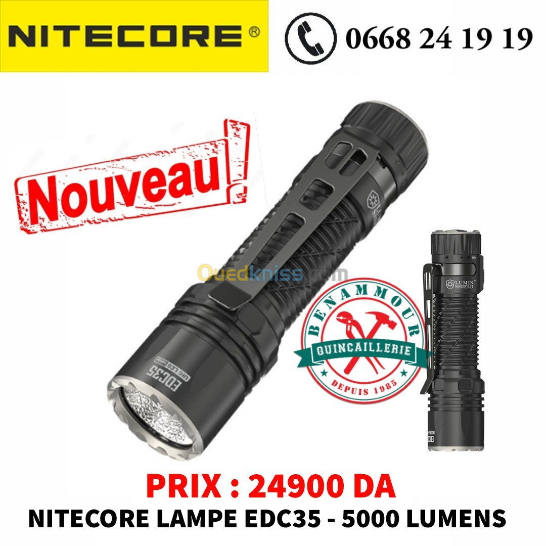 NITECORE LAMPE EDC35 - 5000 LUMENS 