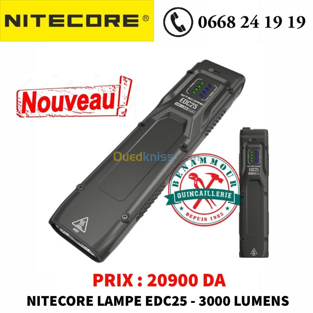 NITECORE LAMPE EDC25 - 3000 LUMENS 