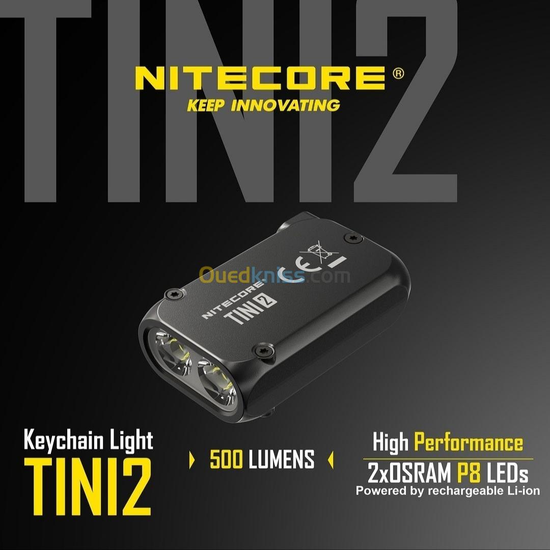 NITECORE LAMPE TINI 2 - 500 LUMENS RECHARGEABLE