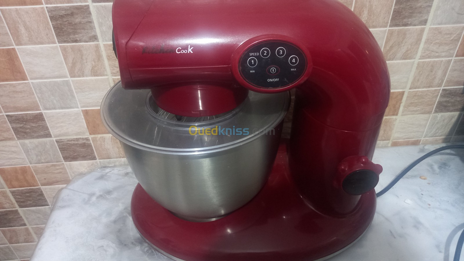 ROBOT PÉTRIN 5L / 1000W MODÈLE AK80 rouge DE KITCHENCOOK