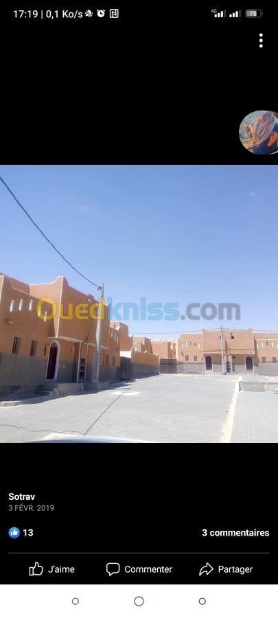 Vente Duplex F3 Ouargla Ouargla