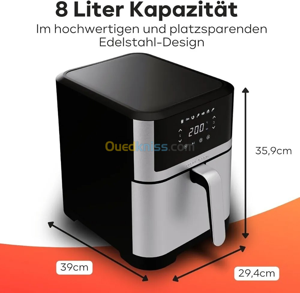 Friteuse air fryer proficook8l