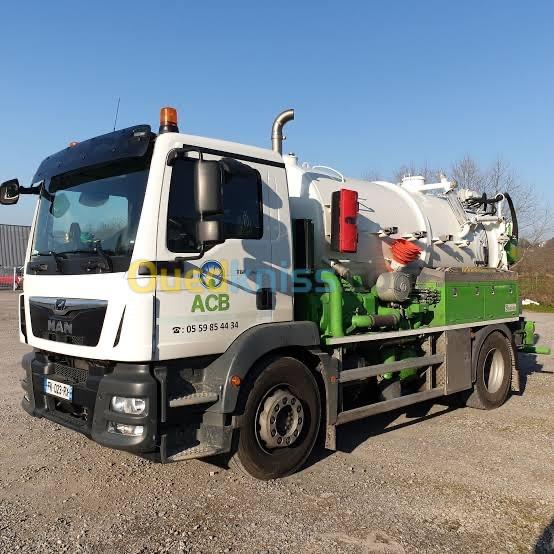 Sarvice camion débouchage canalisation 