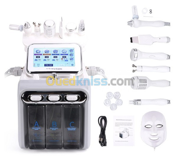 Appareil Hydrafacial 7 En1  Dermabrasion Soin du visage Soin de la peau 