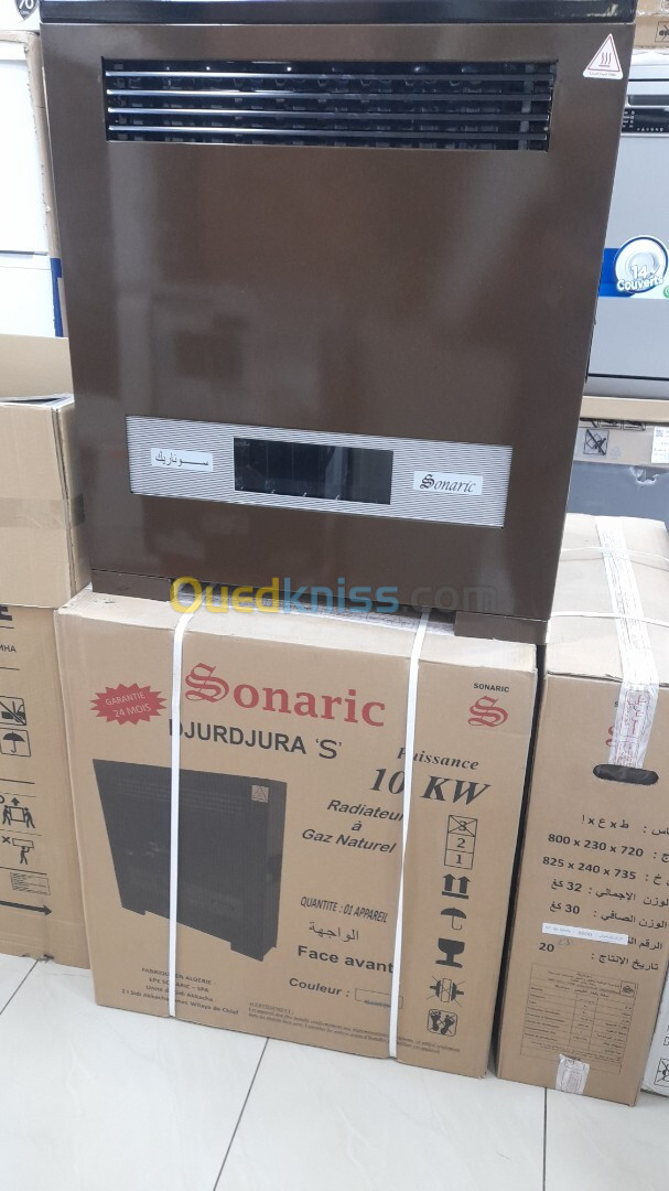 Promotion chauffage sonaric 10kw avec détecteur de monoxyde 