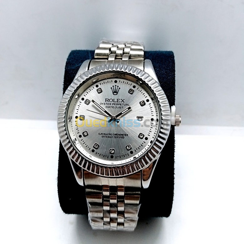 Une montre rolex (datejust) pour homme 