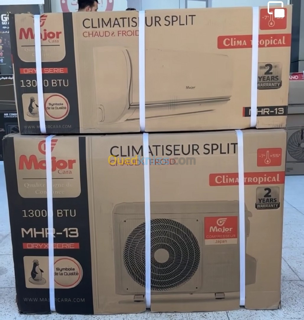 Climatiseur MAJOR Cara 13000btu