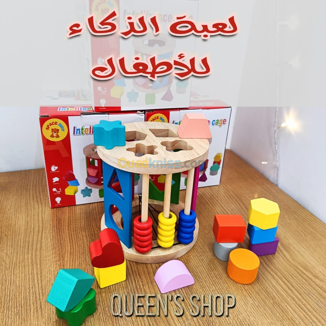 Jeu de tri educatif cage d'intelligence formes shape game pour enfants