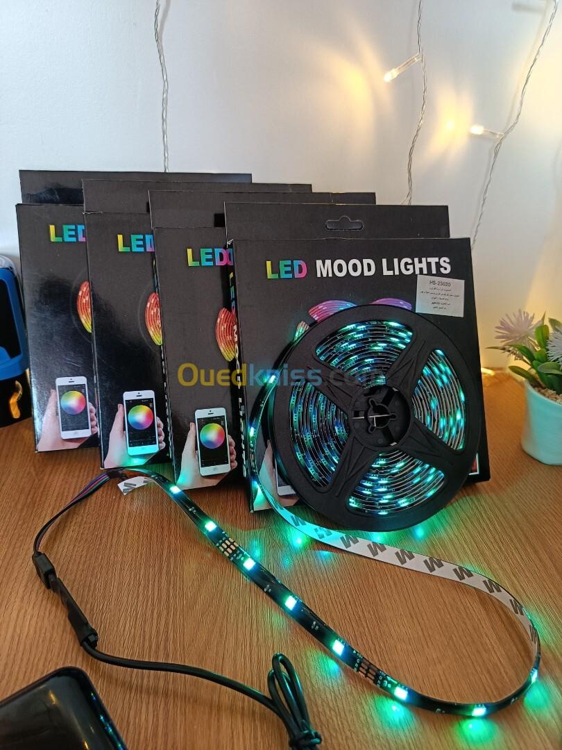 bande lumineuse LED RGB pour pc gamer et autres 5 metres avec telecommande MOOD LIGHTS STRIP LIGHT