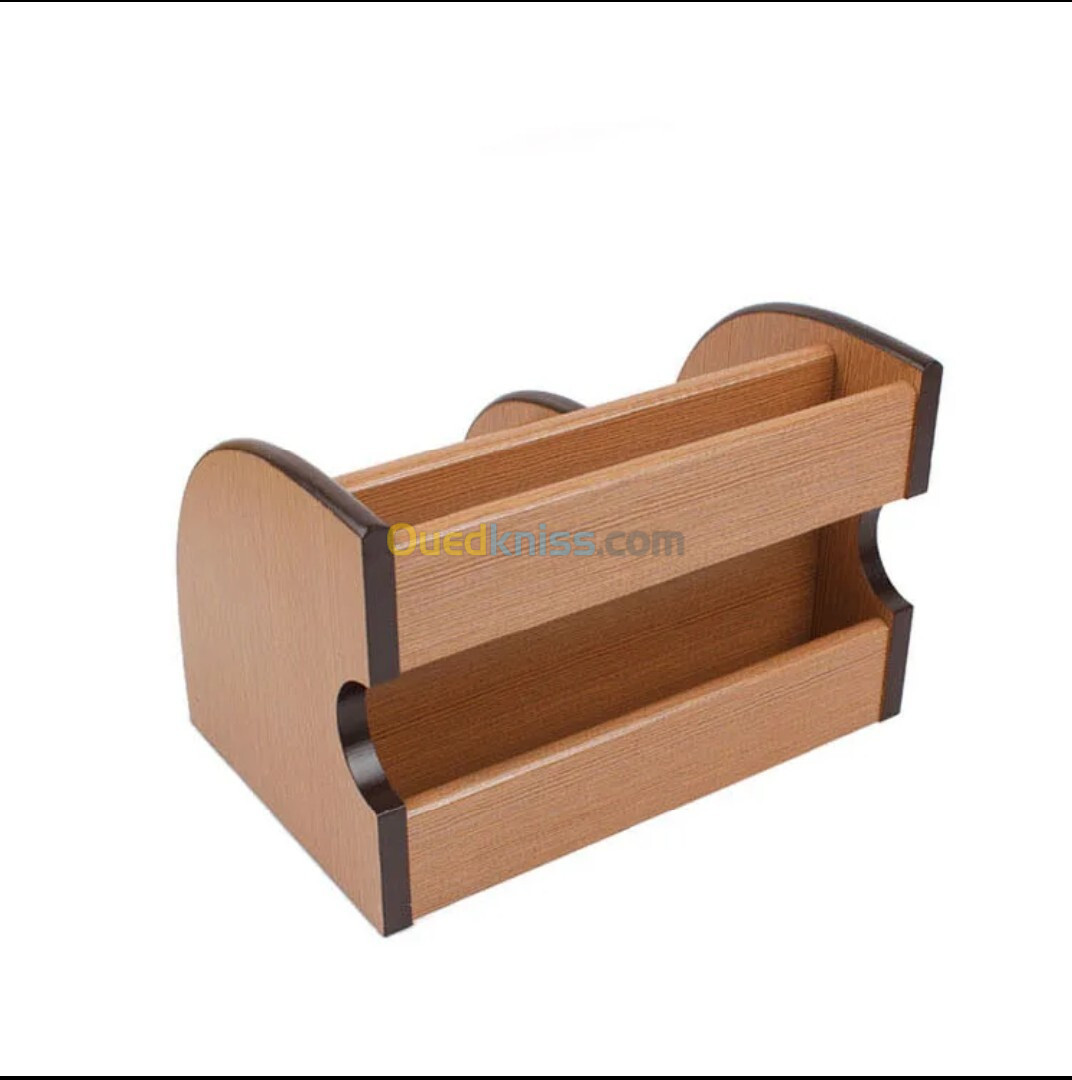 Organisateur d'article de bureau et porte stylos en bois multi usages