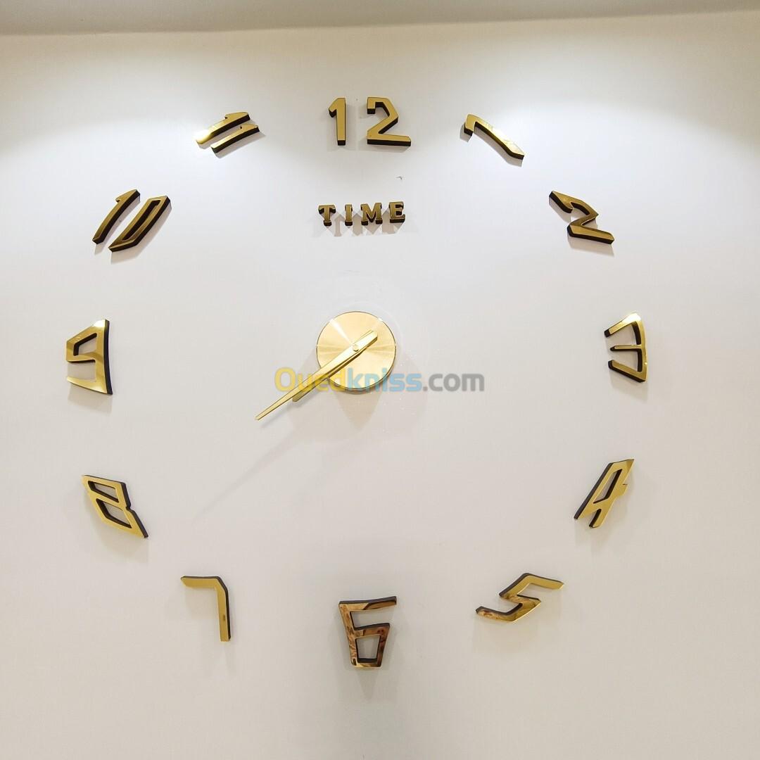 Horloge Murale 3D DIY 70cm