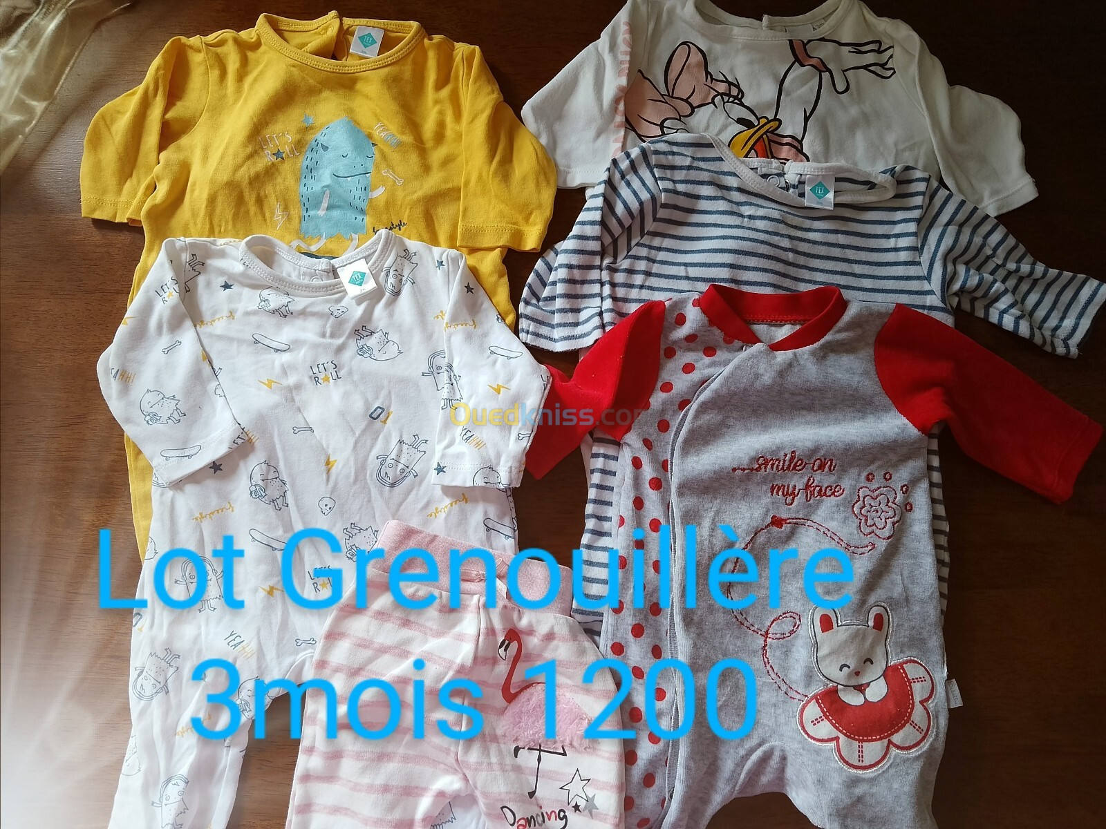 Grenouillère et body 3mois, 6mois