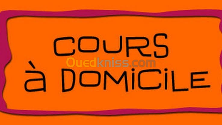 Cours à domicile 