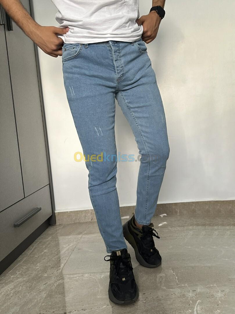 SOLDE JEANS SLIM ET ELASTIQUE 3=6500DA