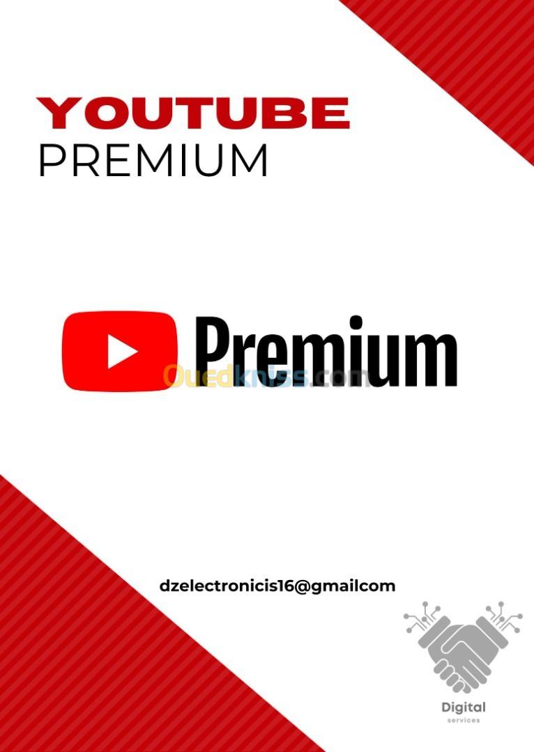 Youtube premium  algerie | abonnement Youtube premium 