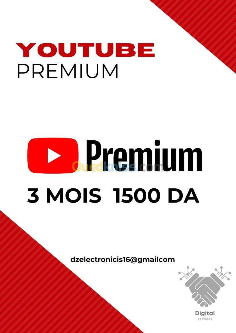 youtube premium 3 mois