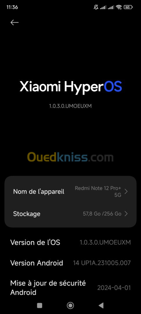 Xiaomi Redmi not 12 pro+