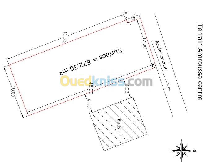 Vente Terrain Blida Bouinan