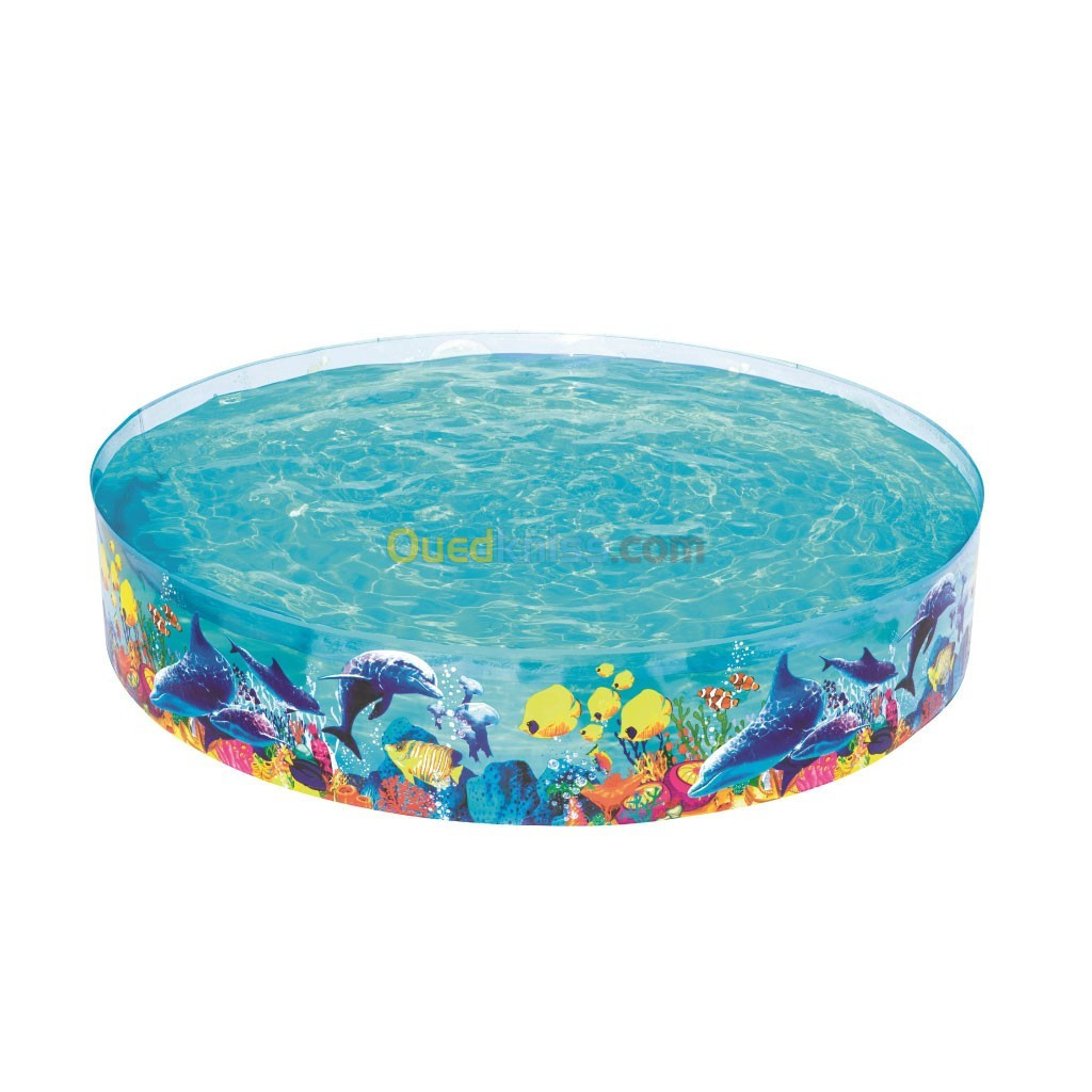 Piscine en Vinyle et PVC Transparente Pour Enfants 244x46cm