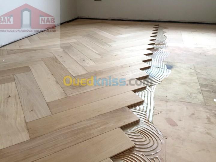 تركيب الباركي  pose de parquet