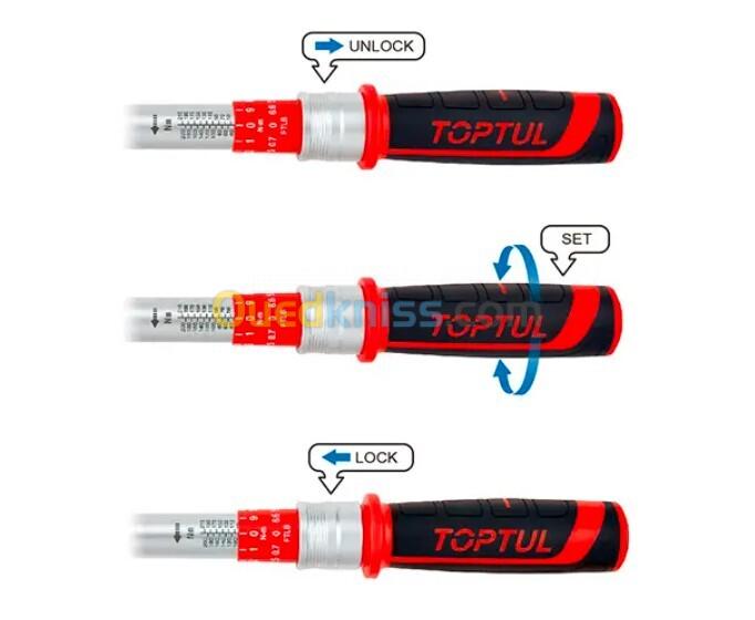 Clé dynamométrique mécanique  TOPTUL