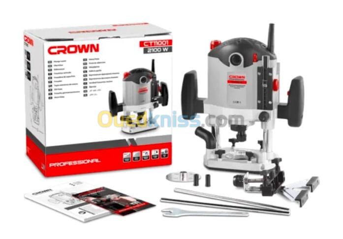 Défonceuse routeur 2100w 12mm CT11001  CROWN