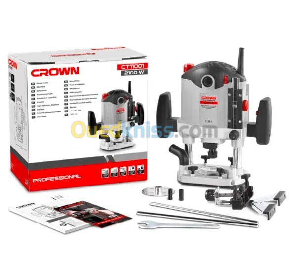 Défonceuse routeur 1050w 8mm CT11012  CROWN